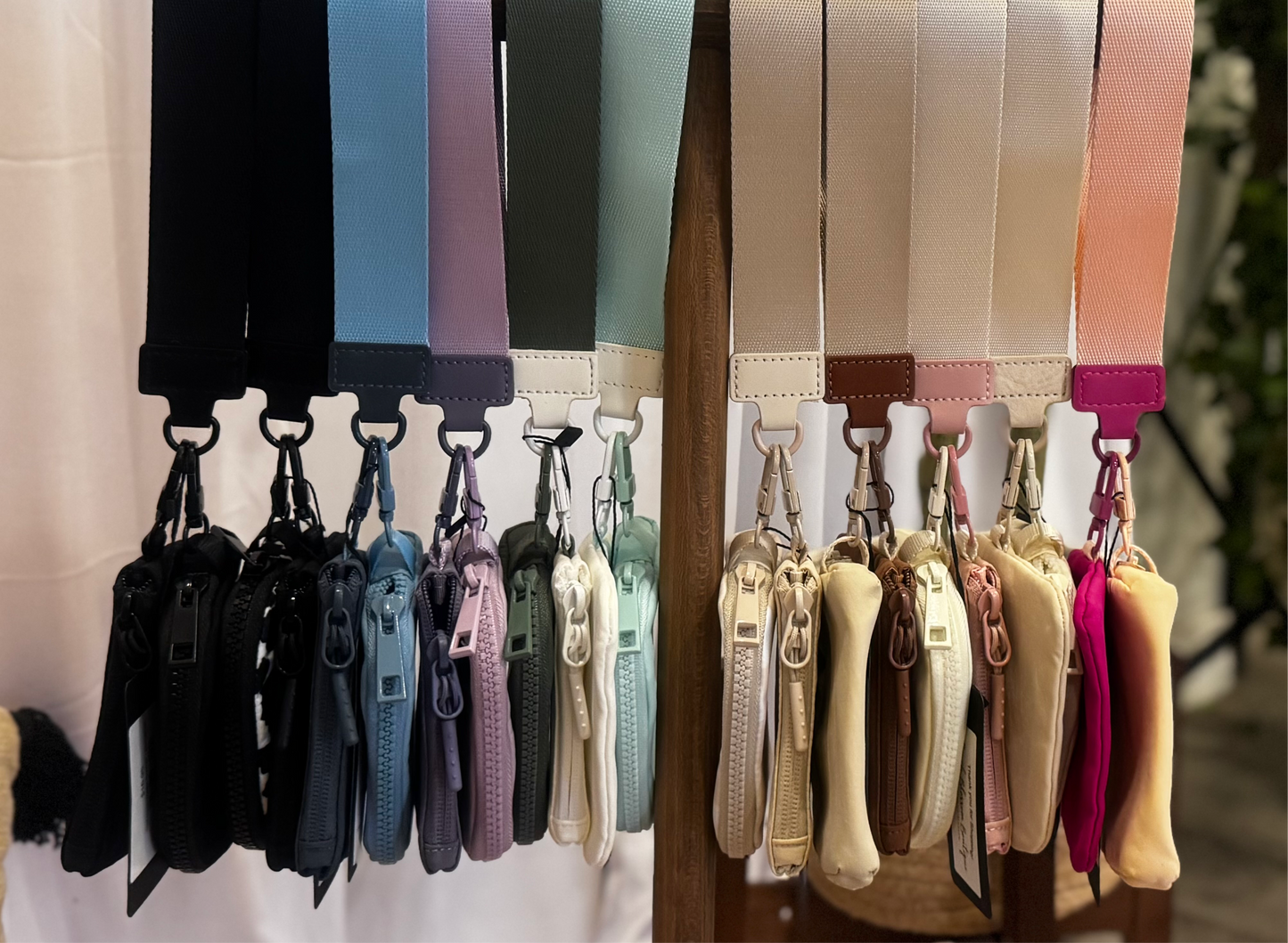 Dual Pouch Waitlist Keychain