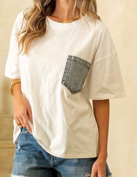 Denim Pocket Too