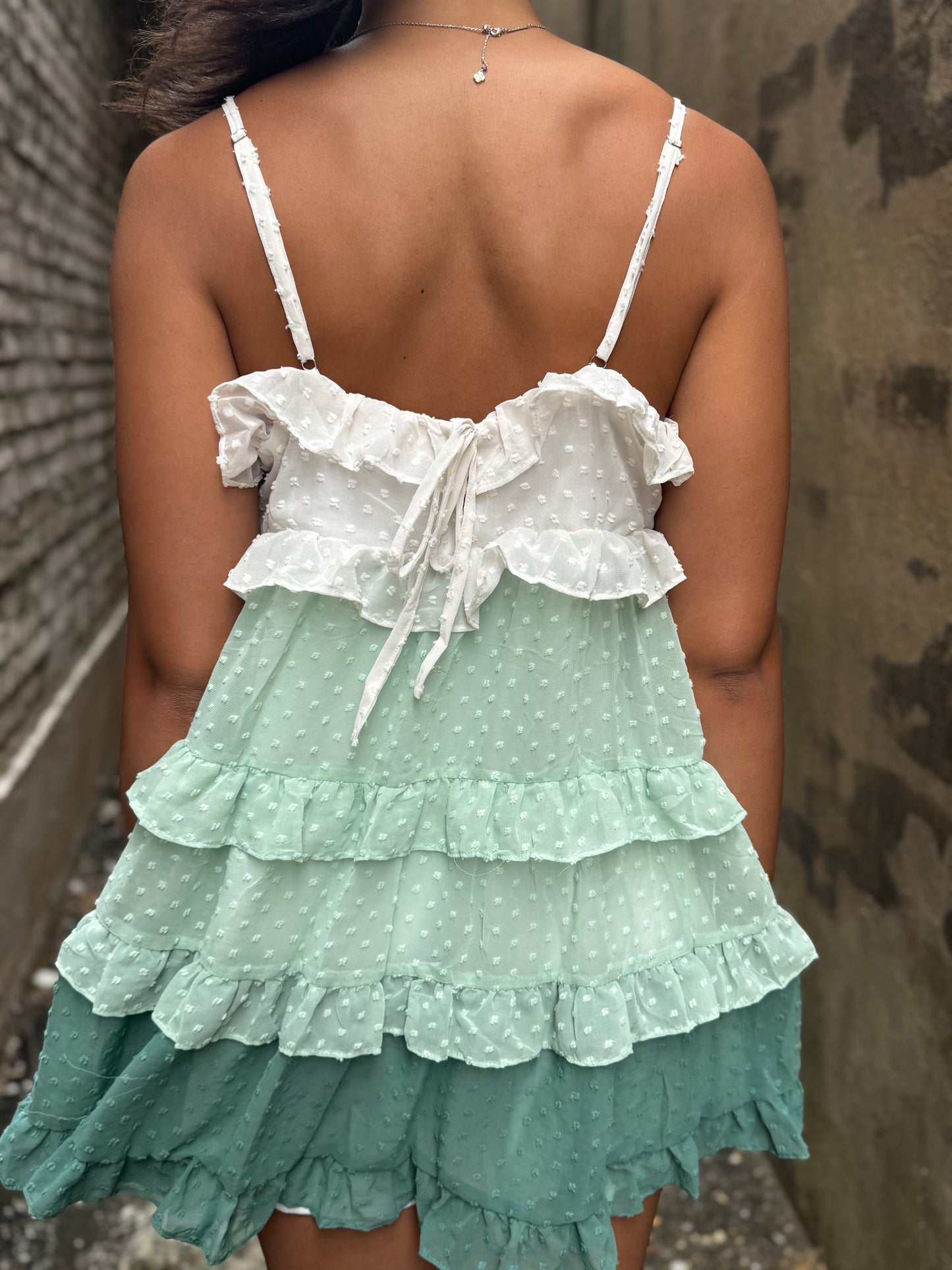 Swiss Dot Mini Dress