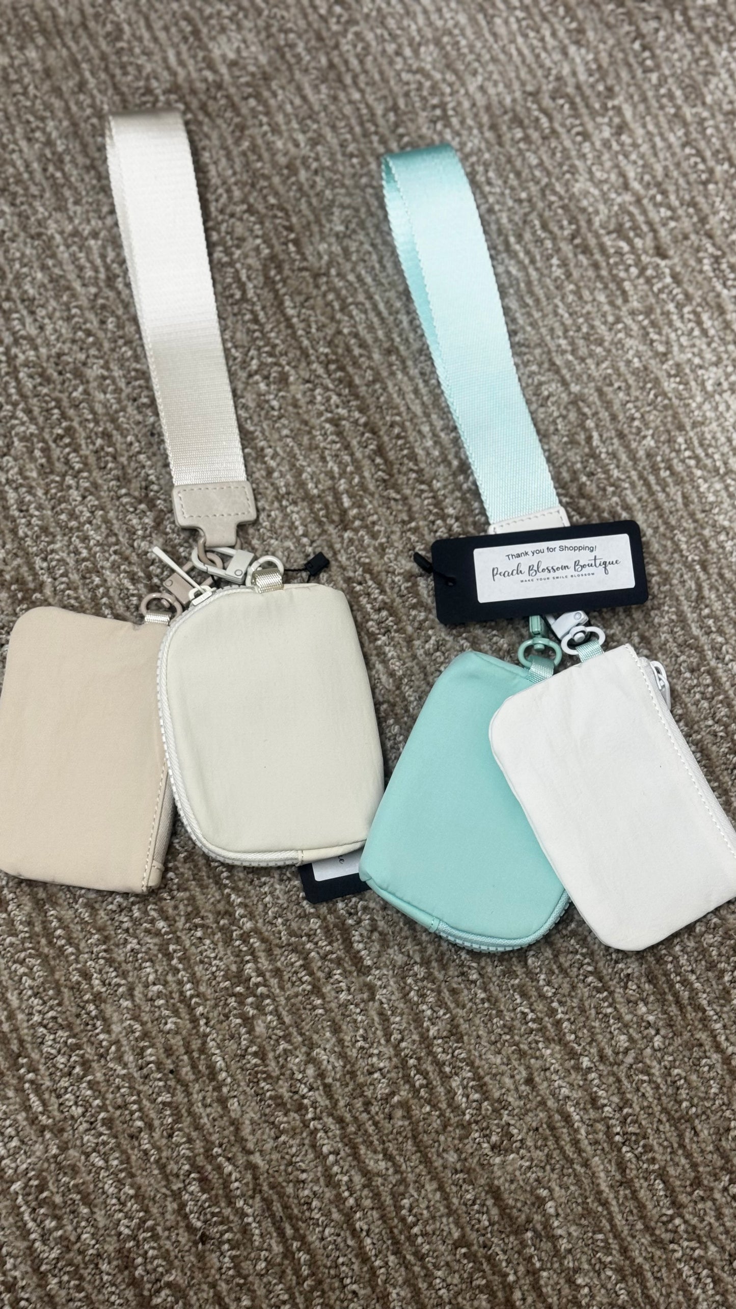 Dual Pouch Waitlist Keychain