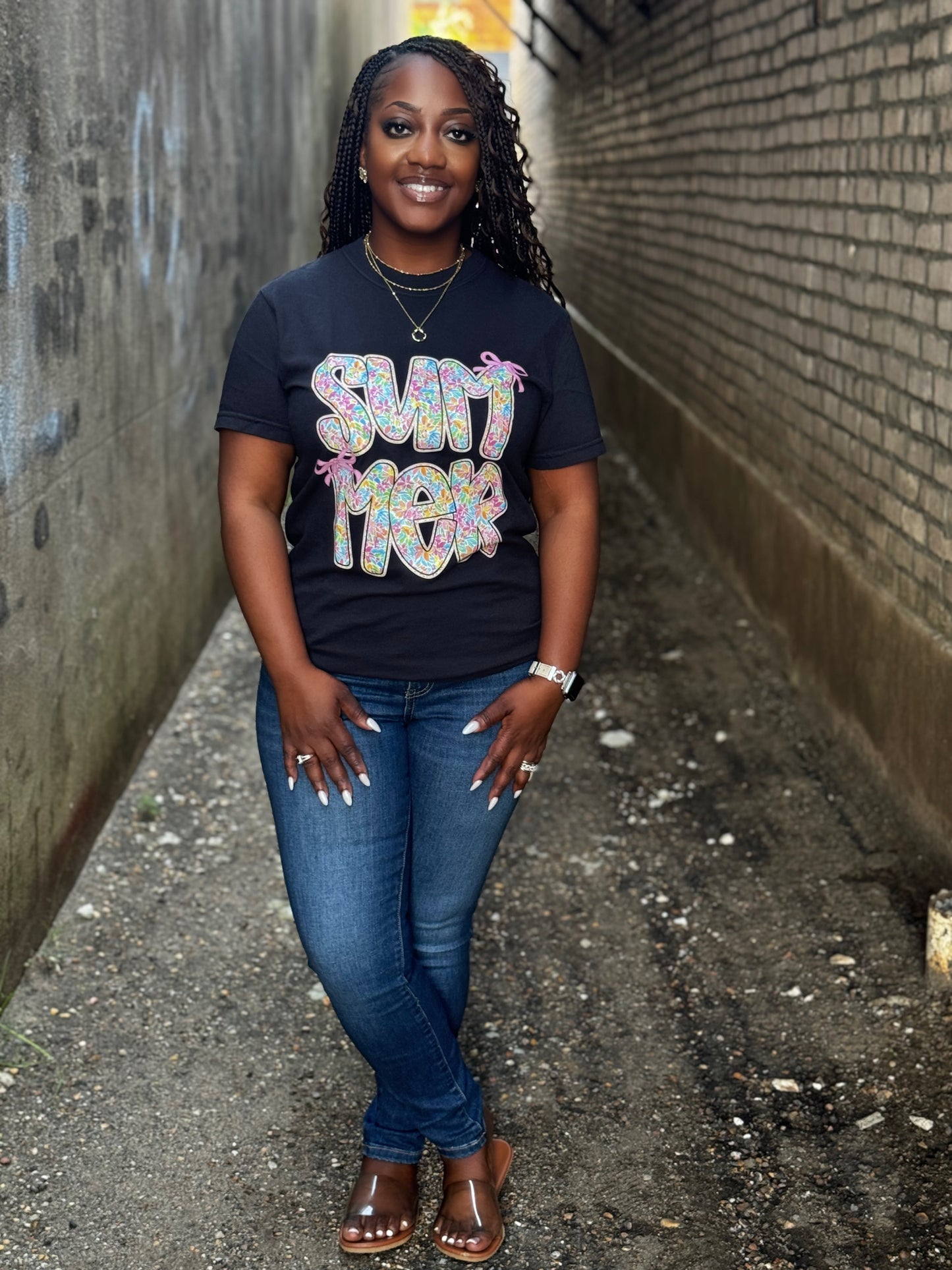 Bow Summer Graphic Tee