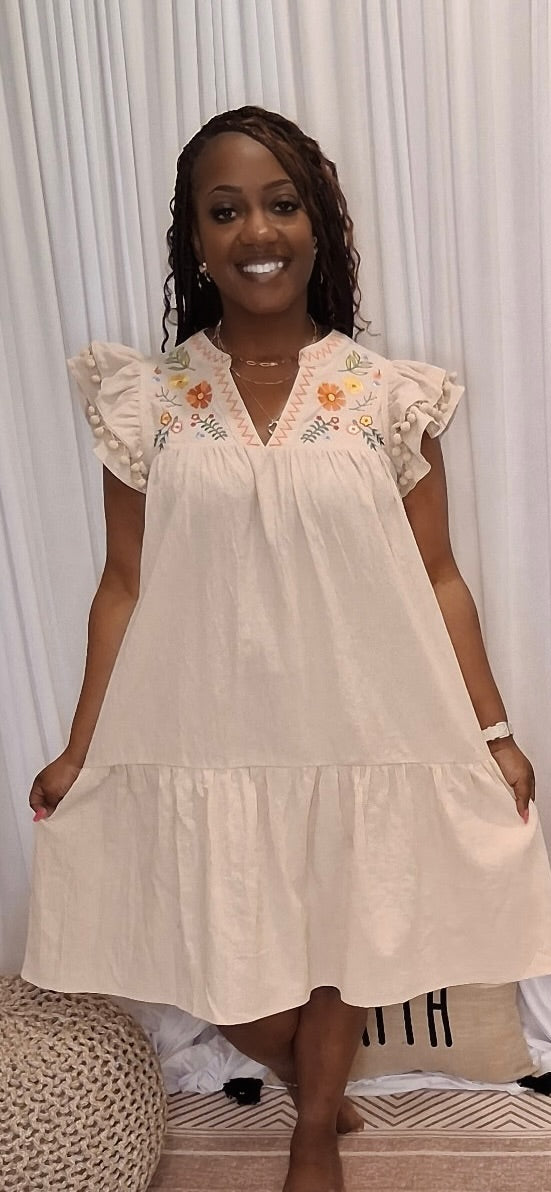 Embroidered Dress