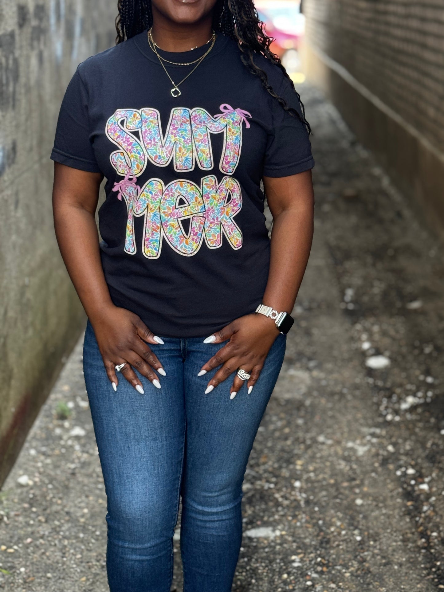 Bow Summer Graphic Tee