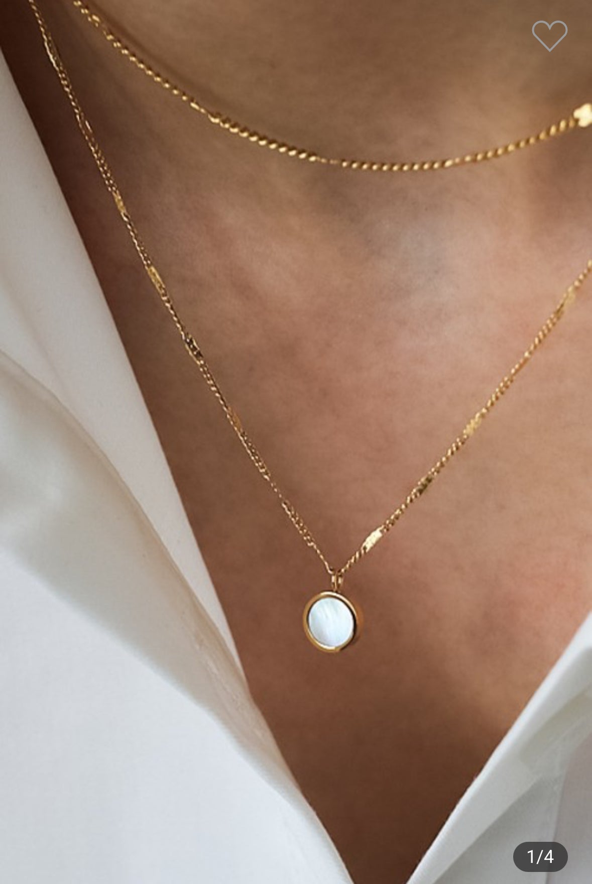 18k Non-tarnish Stainless Steel Chain Necklace