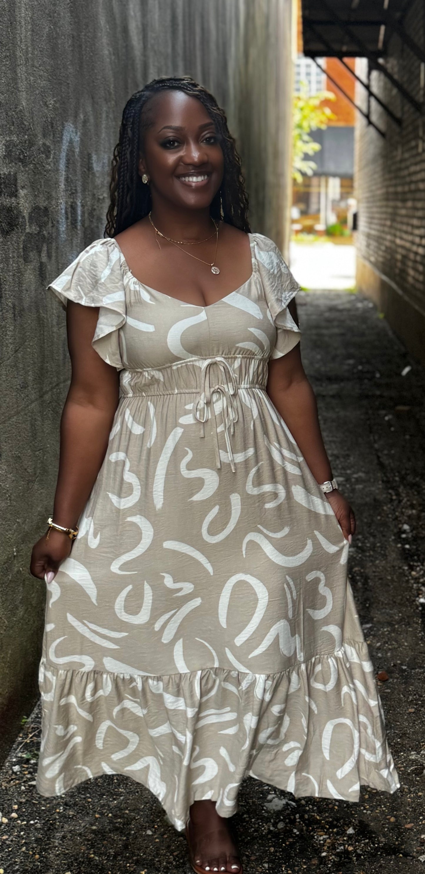 Front Tie Dress