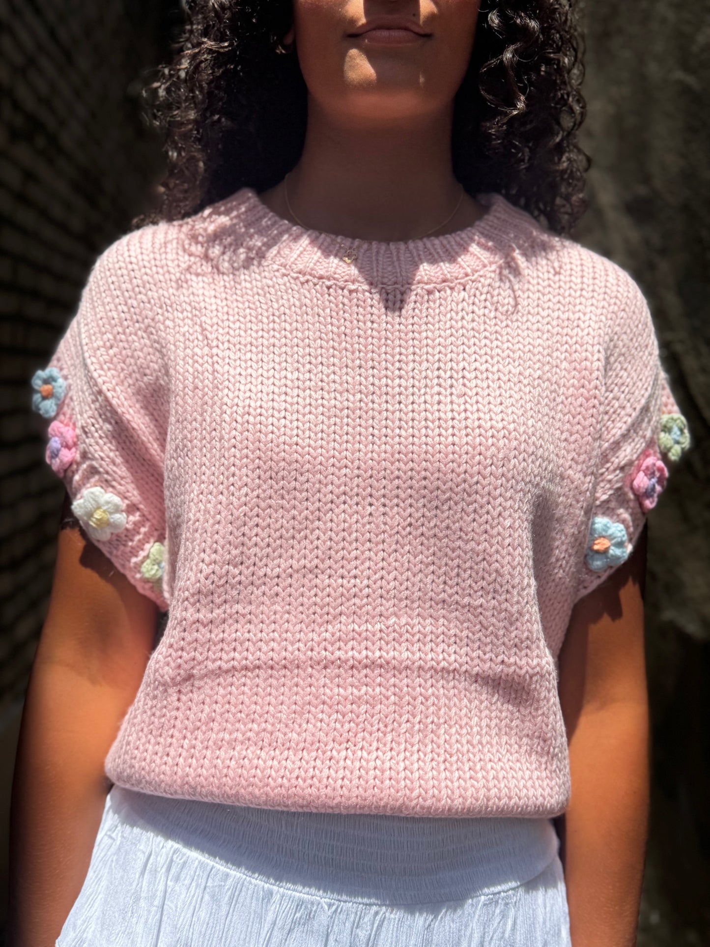 Flower Sweater Knit