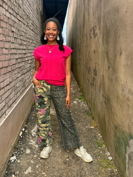 Abstract Camo Leopard