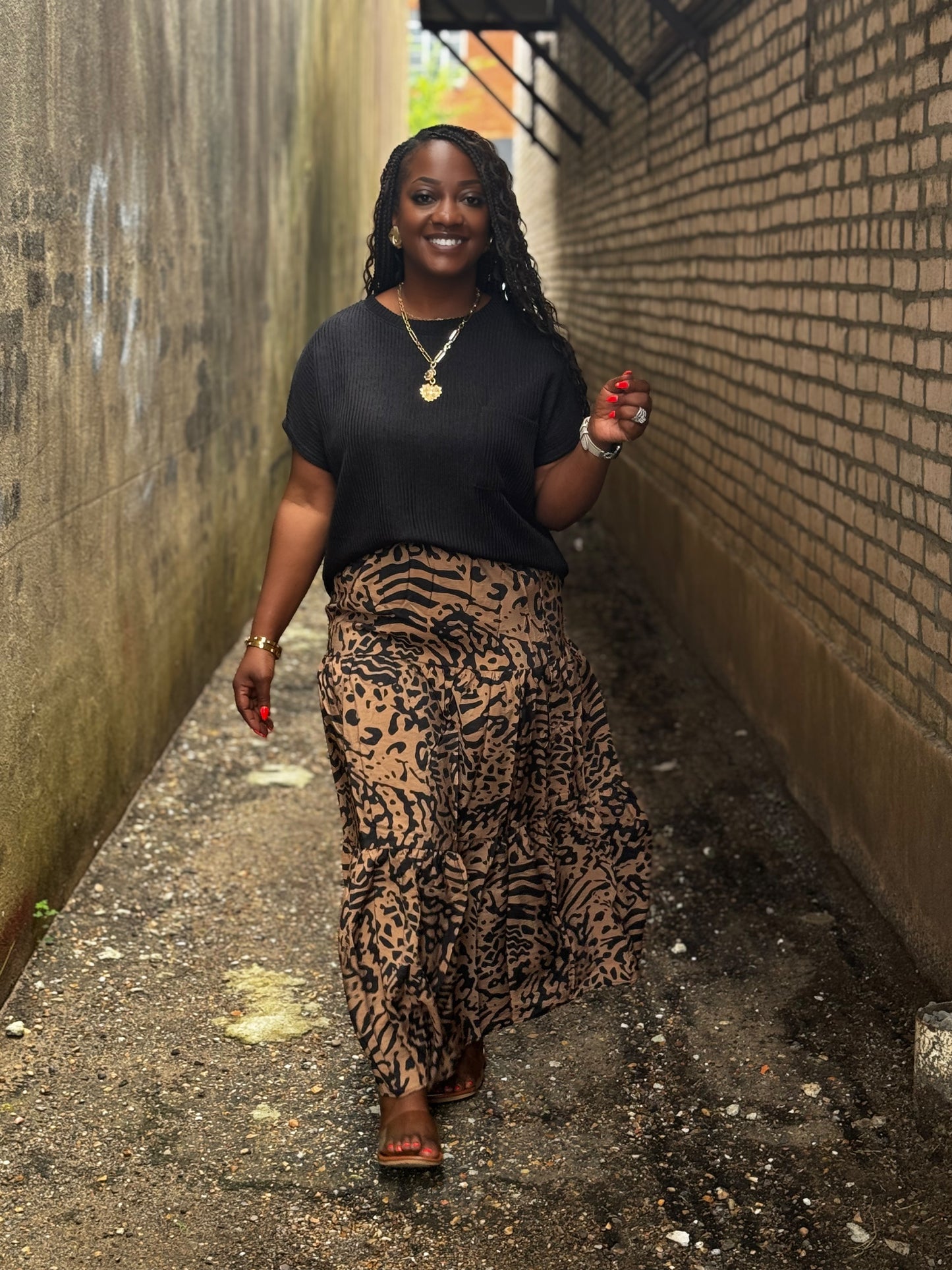 Leopard Skirt