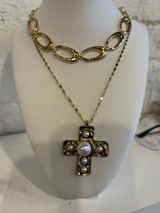 Cross Necklace Set