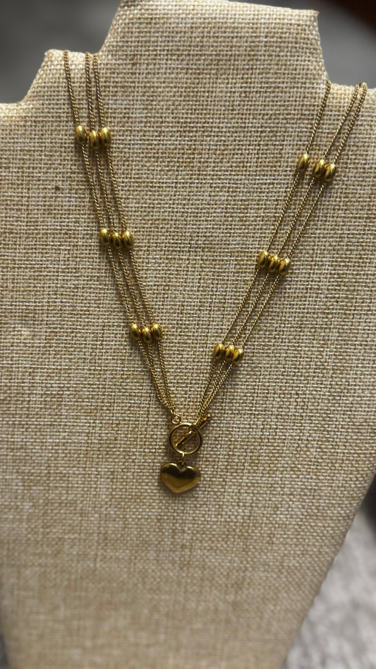 Multi Heart Necklace