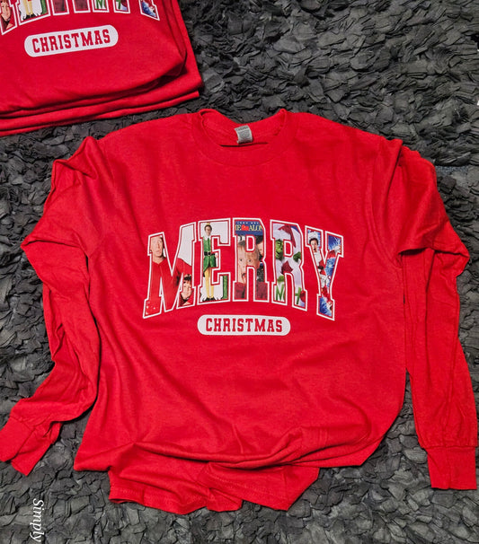 Merry Christmas Graphic Long Sleeve