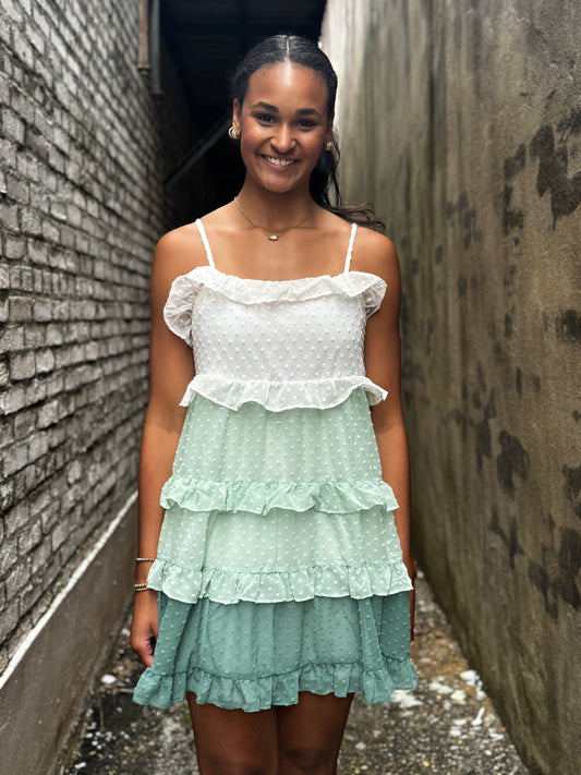 Swiss Dot Mini Dress