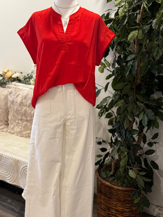 V-Neck Blouse