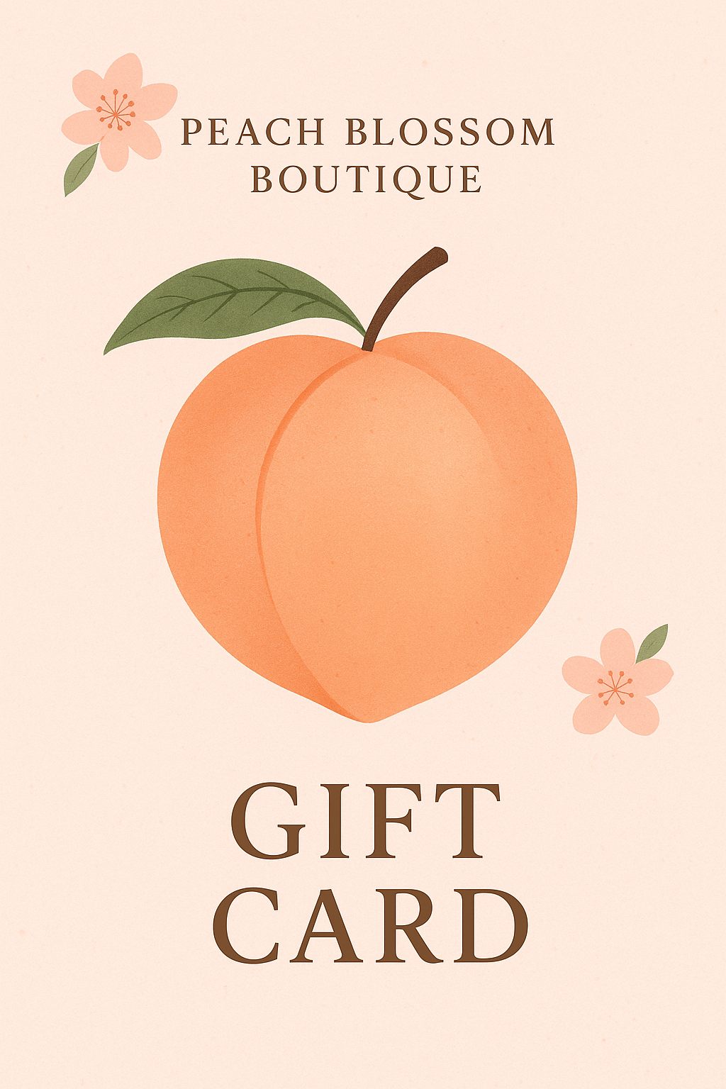 Peach Blossom Gift Card
