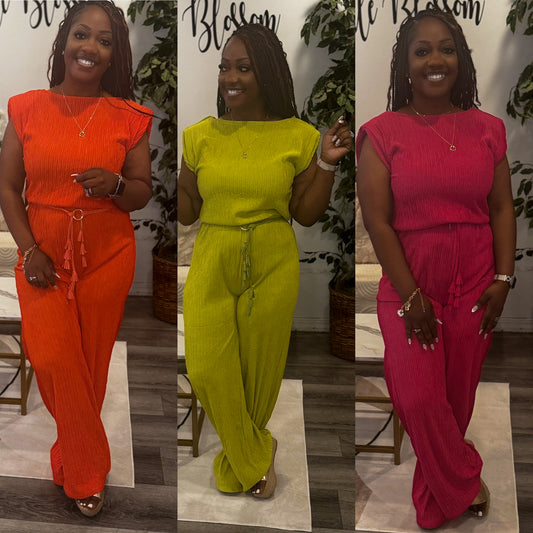 Crinkled Jumpsuit