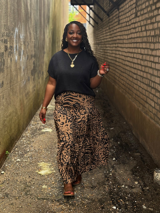 Leopard Skirt